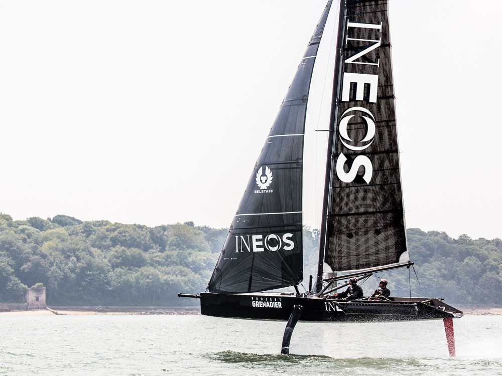 INEOS Team UK’s surrogate boat “T5” prototype