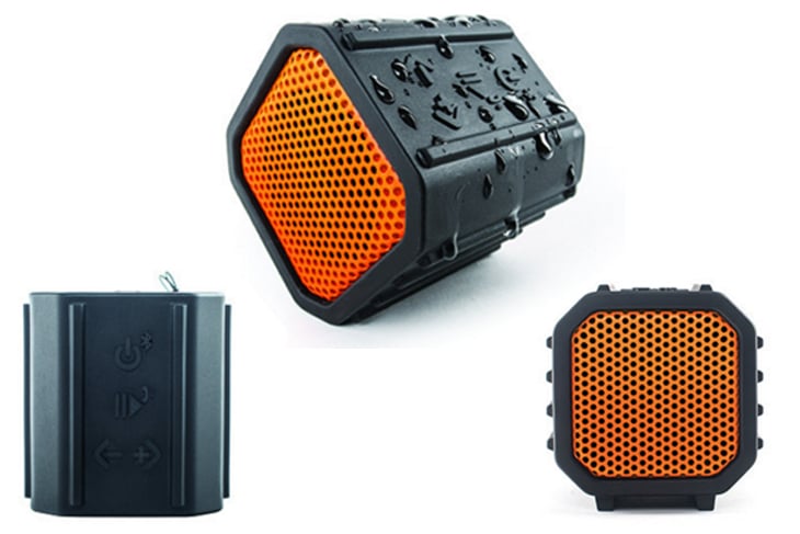 waterproof, portable, bluetooth speaker