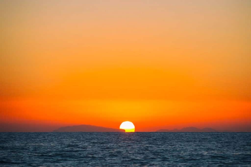Sunset over Oman