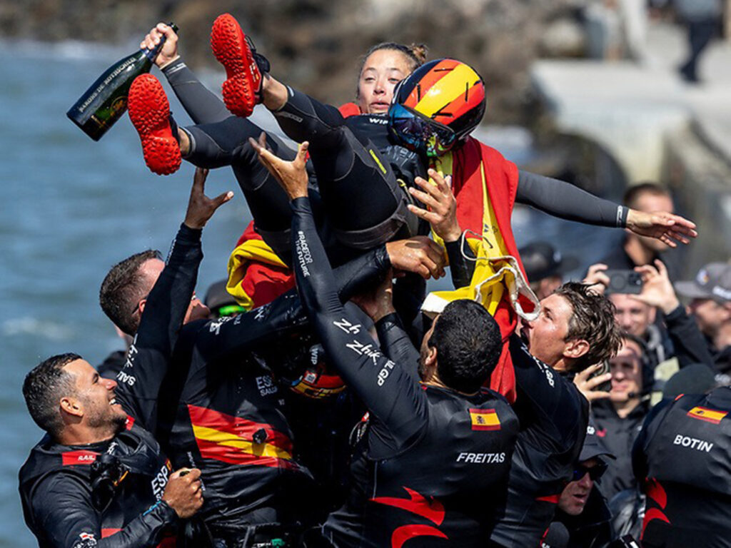 Spain SailGP Team’s winning squad