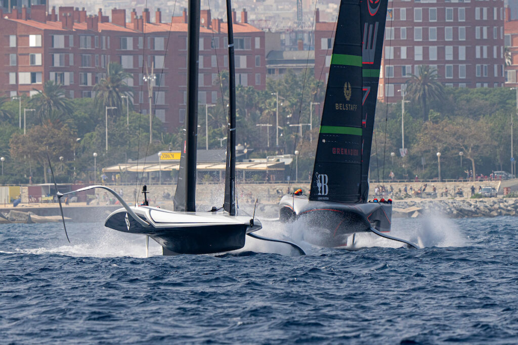 American Magic leads INEOS Britannia