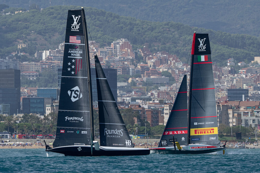 American Magic and Luna Rossa Prada Pirelli