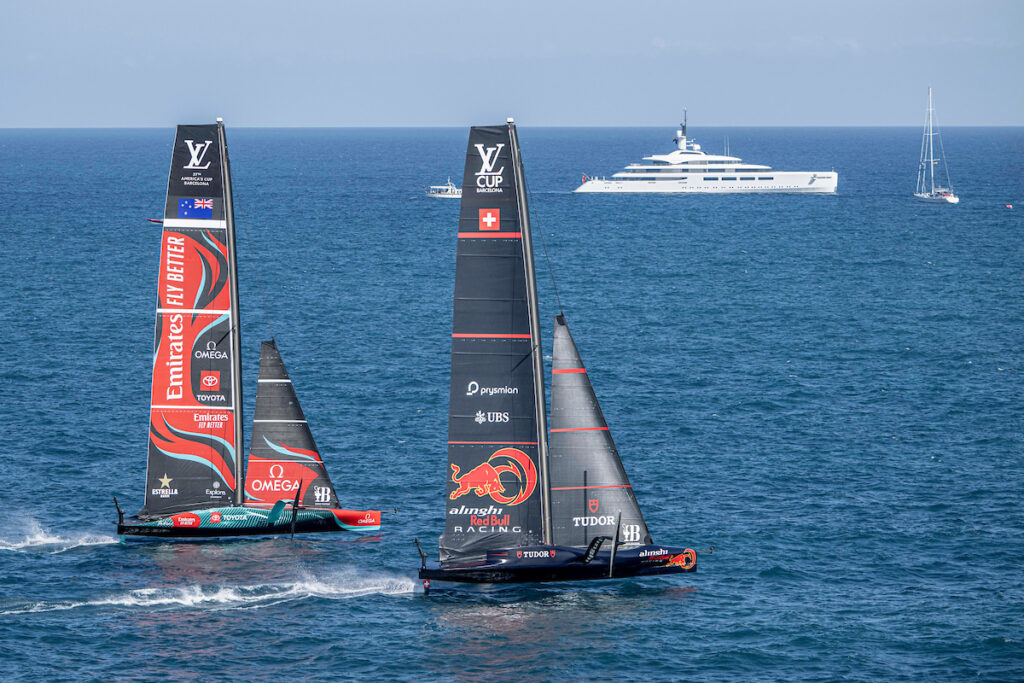 Alinghi Red Bull Racing with Emirates Team New Zealand