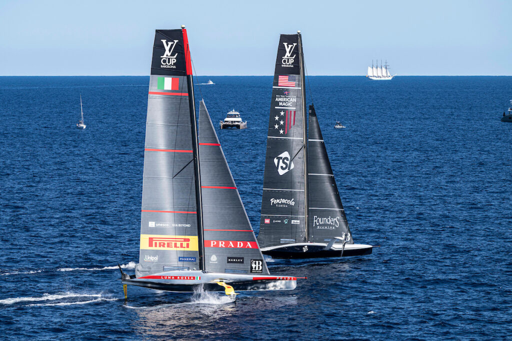 Luna Rossa and INEOS Britannia Dominate Semi Final Opener Sailing World