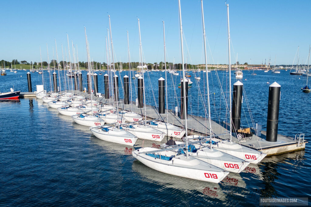 New York YC's fleet of Sonars