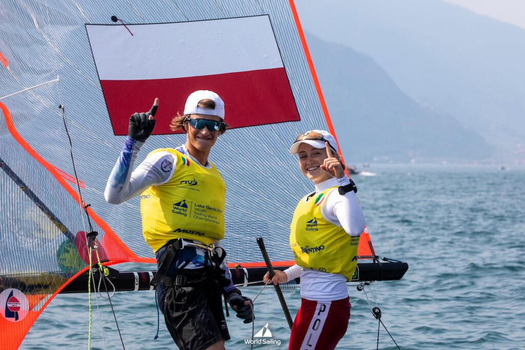 Ewa Lewandowska and her crew Krzysztof Królik