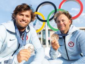 US Sailing Team members Hans Henken and Ian Barrows