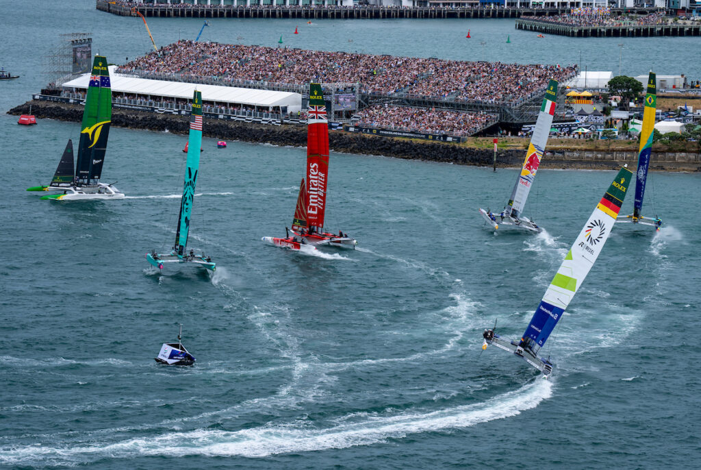 Day 2 of The Rolex SailGP 2025 Championship ITM New Zealand Sail Grand Prix in Auckland, New Zealand