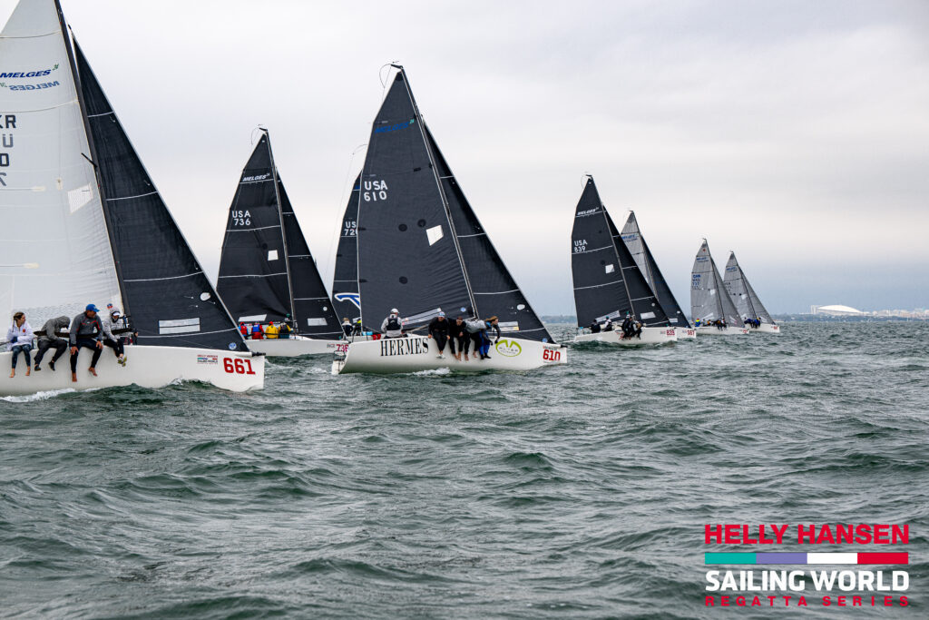 Melges 24s at the 2024 St Pete Regatta