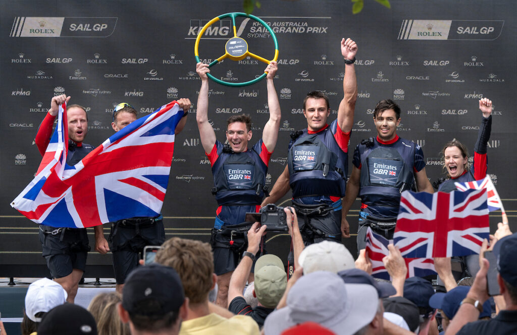 Podium at the Rolex SailGP Championship Event 3 Season 2025