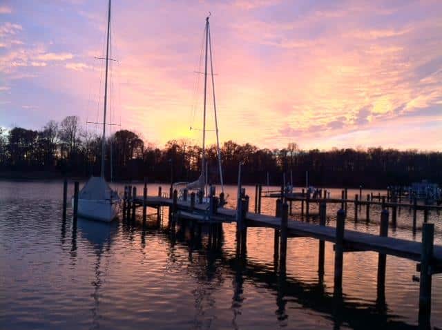 Sailboat on Dock Sailboat on Dock