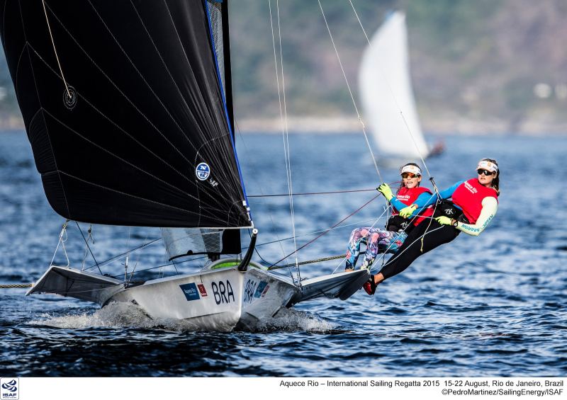 Aquece Rio  International Sailing Regatta 2015 is the second sailing test event in preparation for the Rio 2016 Olympic Sailing Competition. Held out of Marina da Gloria from 15-22 August, the Olympic test event welcomes more than 330 sailors from 52 nations in Rio de Janeiro, Brazil. 

Credit Pedro Martinez/Sailing Energy