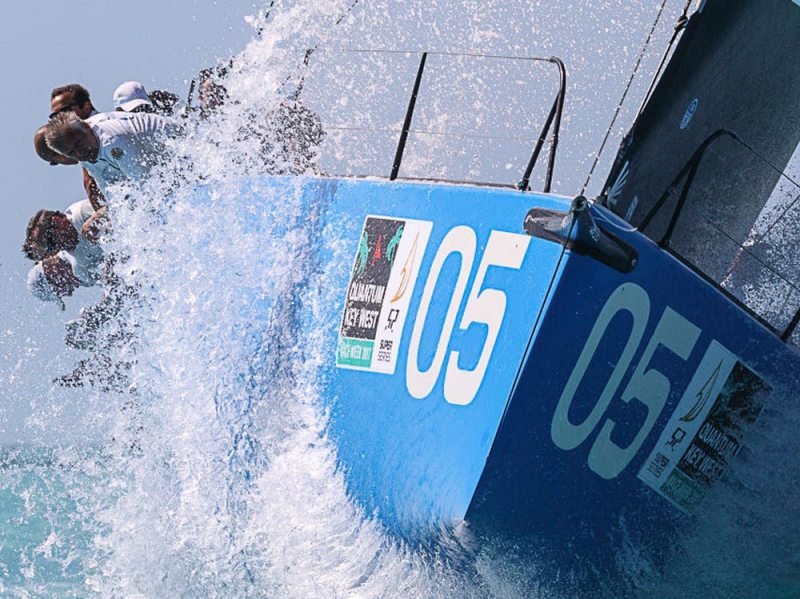 Vladimir Liubomirov’s previous Bronenosec, competing in the final edition of Quantum Key West Race Week.