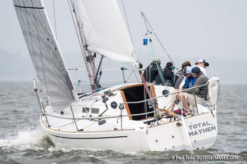 Annapolis, Maryland (USA) Images of the HELLY HANSEN NOOD REGATTA, May 3rd - 5th, 2019 • Hosted by the Annapolis Yacht Club Yacht Club. Friday, race day 1 with a northerly breeze of 7-10 knots.Stock sailing images in the Chesapeake bay. Blue sky and great breeze spring sailing. National Offshore One-design May 3rd - 5th, 2019 Annapolis, MD, USA.J22 sailing, J24 sailing, J30 sailing, J35 sailing, J70 sailing, J80 sailing, J105 sailing, J111 sailing, Etchells Sailing, Viper 640 sailing, Rally Sailing©Paul Todd/OUTSIDEIMAGES.COMOUTSIDE IMAGES PHOTO AGENCY