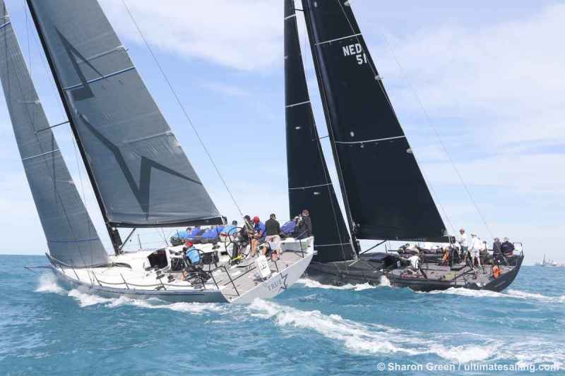 Tonnerre 4 (right) took the win at KWRW 2015, shortly after the boat was launched.