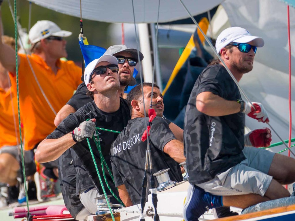 Mike Buckley, Victor Diaz de Leon, Mike Menninger, Eric Shampain and skipper Taylor Canfield