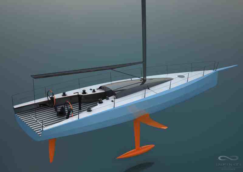 The 46R is designed to be a smaller more versatile version of the 53, able to be crewed by just 6.