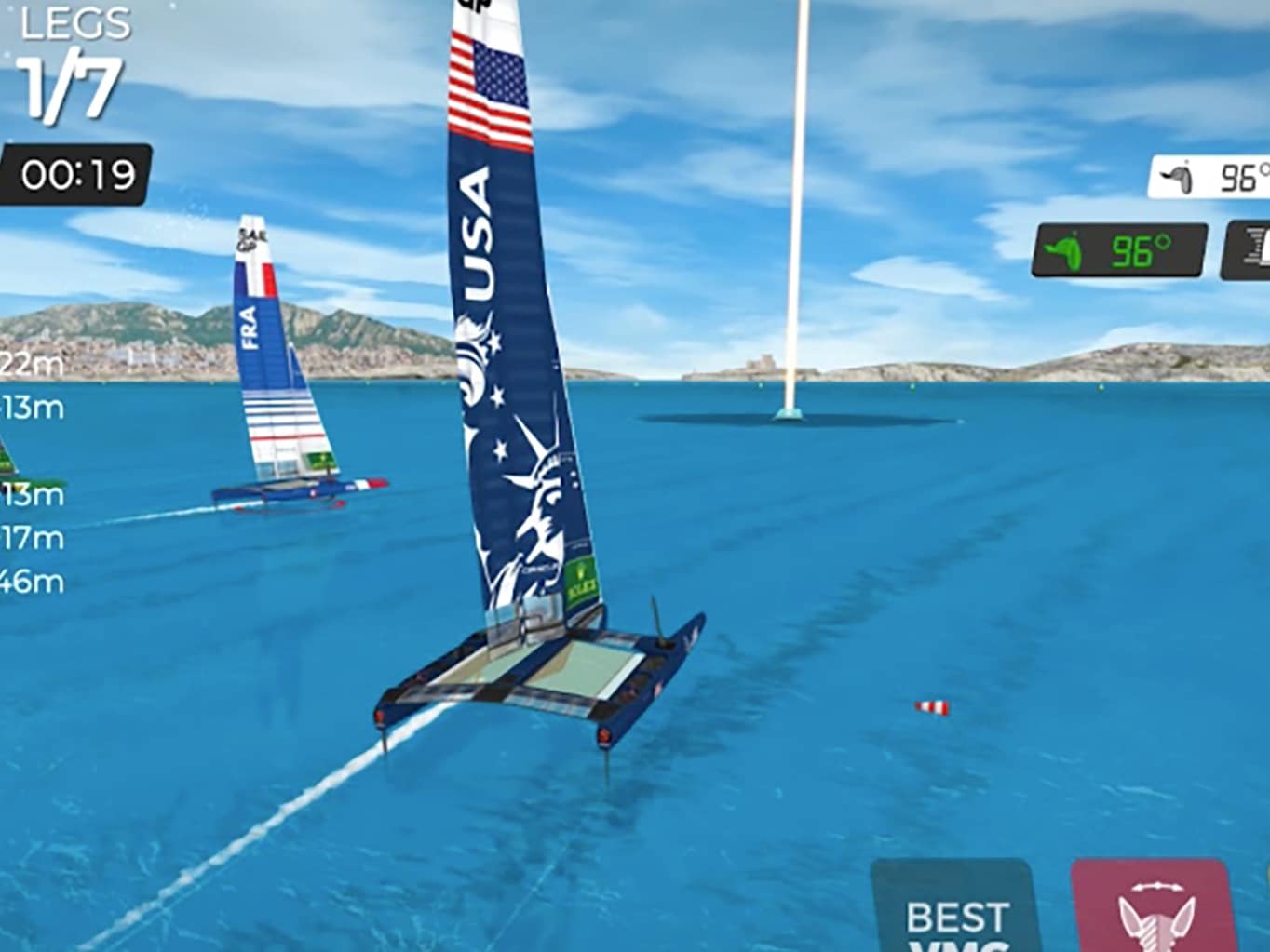 yacht sailing game