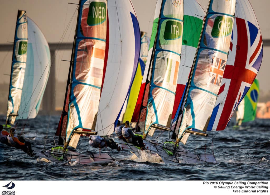 49erFX sailing in Rio de Janeiro