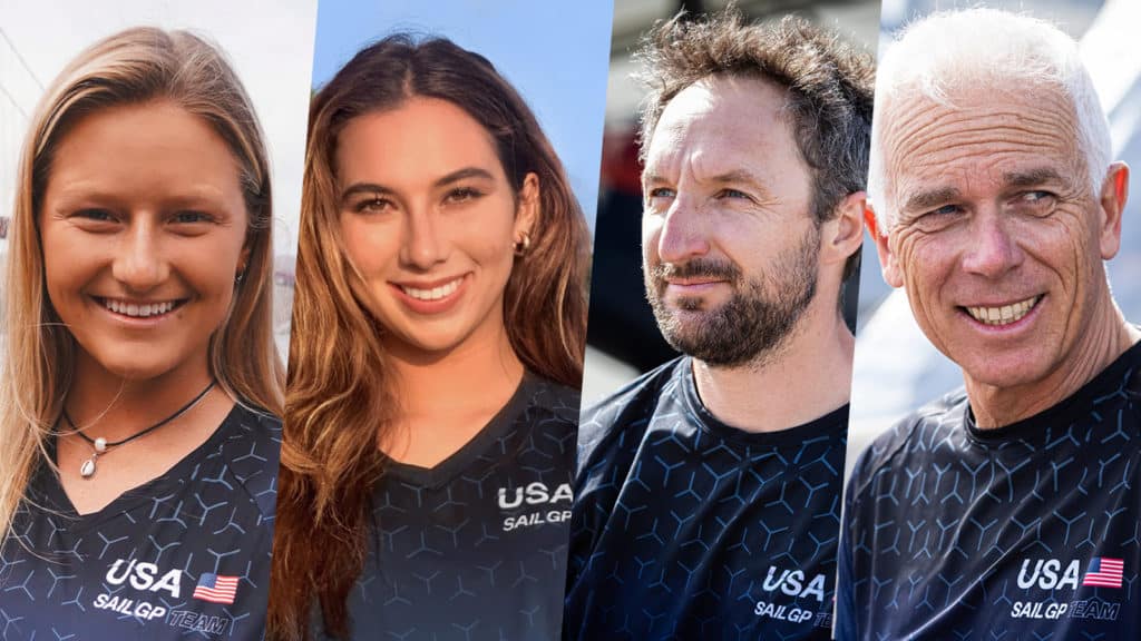 sailors on SailGP united states team