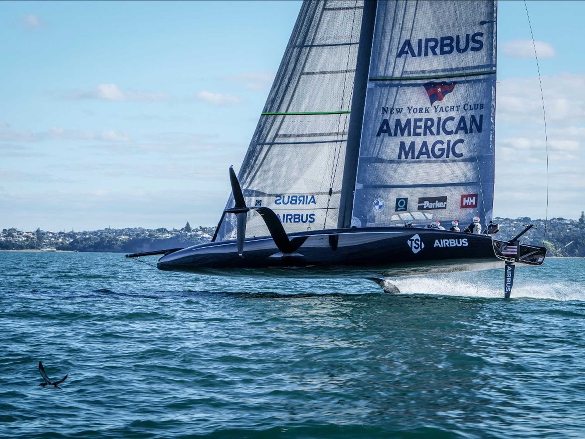 America's Cup Yachts, Sailing Auckland