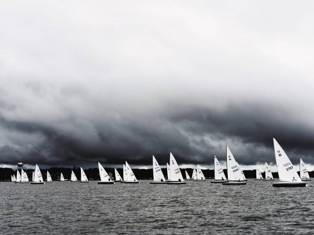 E Scow race