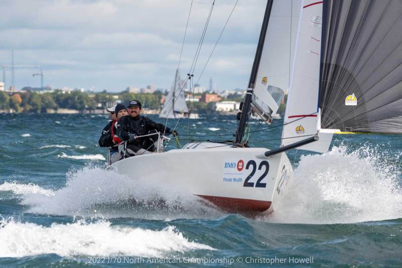 When the wind turns up so too does the priority on planing, especially when exiting the windward mark and approaching leeward gates.