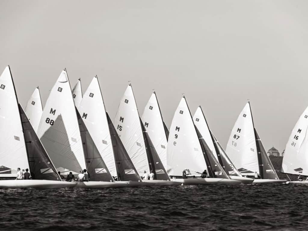 Lake Minnetonka E Scow fleet