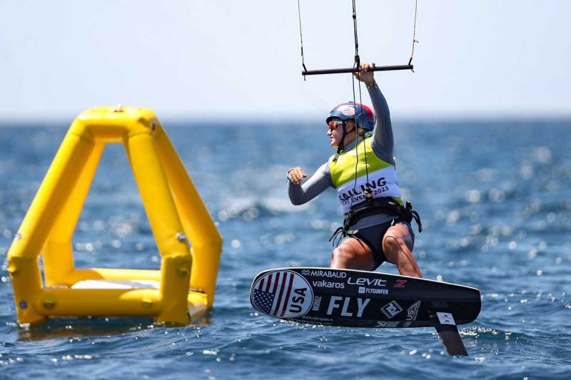 Daniela Moro at the 2023 Olympic Test Event in July in Marseille