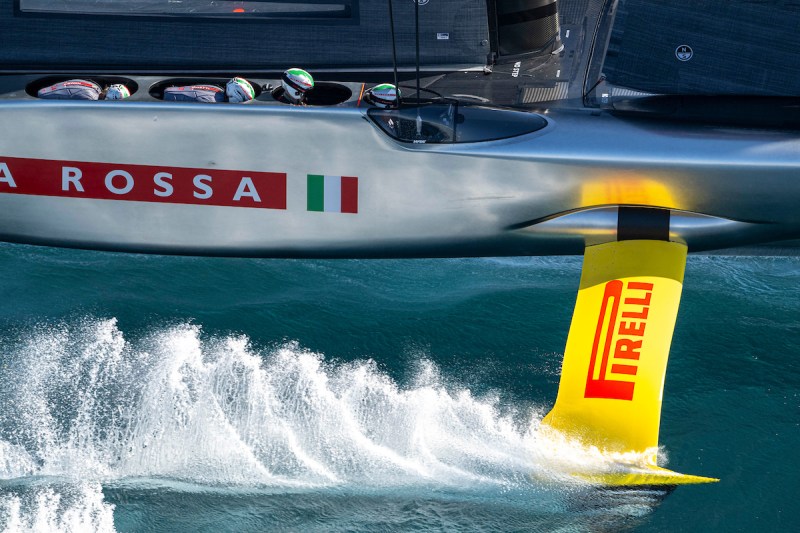 September 26, 2024. Louis Vuitton Cup Final, . LUNA ROSSA PRADA PIRELLI TEAM