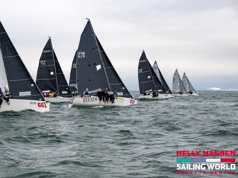 Melges 24s at the 2024 St Pete Regatta