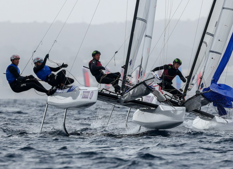 Riley Gibbs and Louisa Nordstrom kick their Nacra 17 campaign into gear.