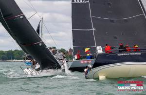 HHSWRS2025_Detroit-5345 ORC Class A gets off the start in 2025. The area's ORC fleet will compete for the Great Lakes Championship in Detroit this year.
